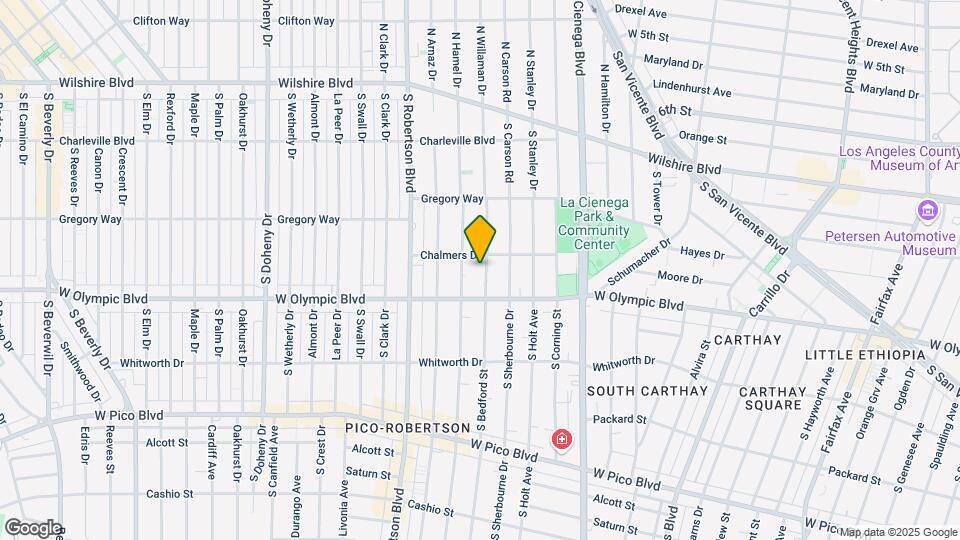 915 S Bedford St Map and Location Details