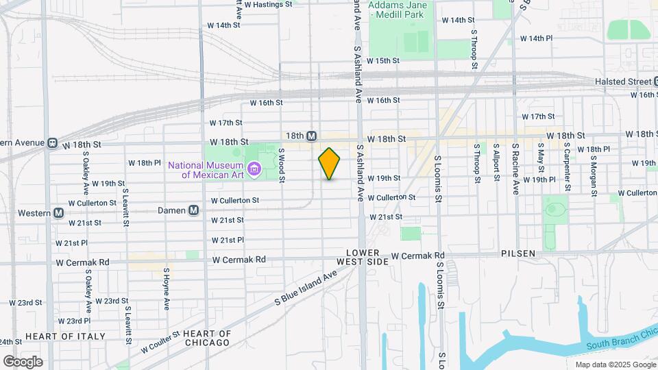 1651 W 19th St, Unit Apt 2R Map and Location Details