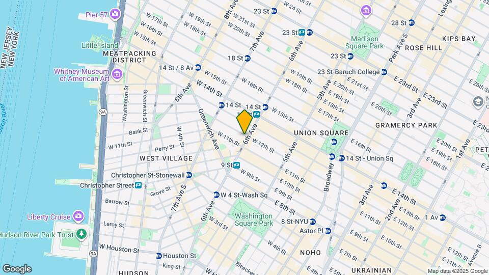 100 W 12th St Map and Location Details