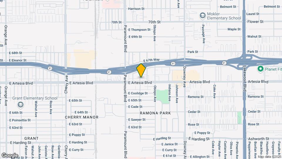 3001 E Artesia Blvd Mapa y Detalles de la Ubicación