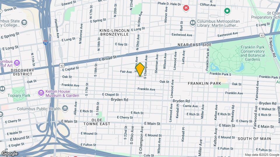 1140 Oak St Mapa y Detalles de la Ubicación