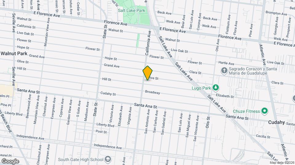 3515 Hill St Map and Location Details