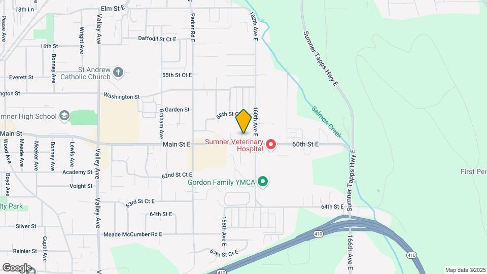 5911 159th Ave E Mapa y Detalles de la Ubicación