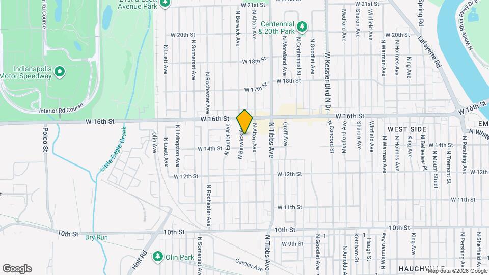 1421 N Berwick Ave Map and Location Details