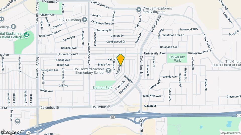 3233 Colgate Ln Mapa y Detalles de la Ubicación
