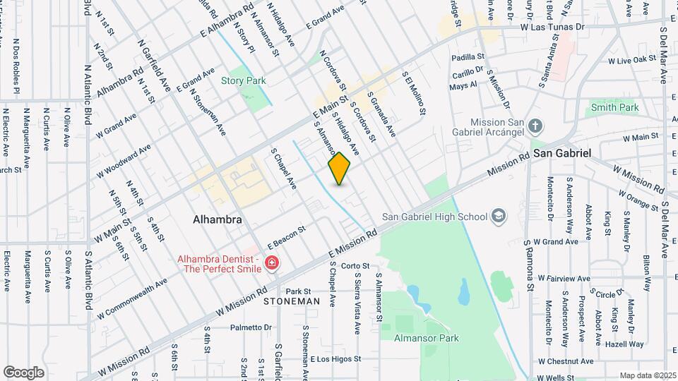 317 S Almansor St Map and Location Details