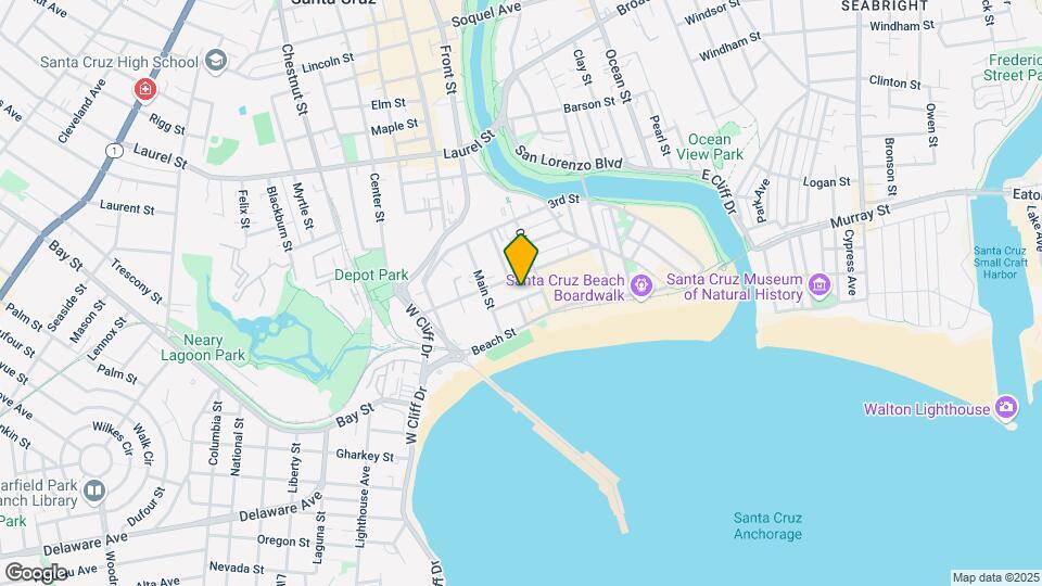 118 1st St, Unit Walk to the Beach Map and Location Details