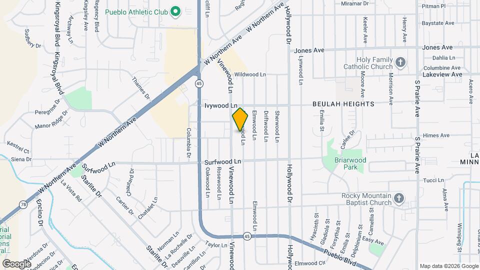 2023 Ridgewood Ln Map and Location Details