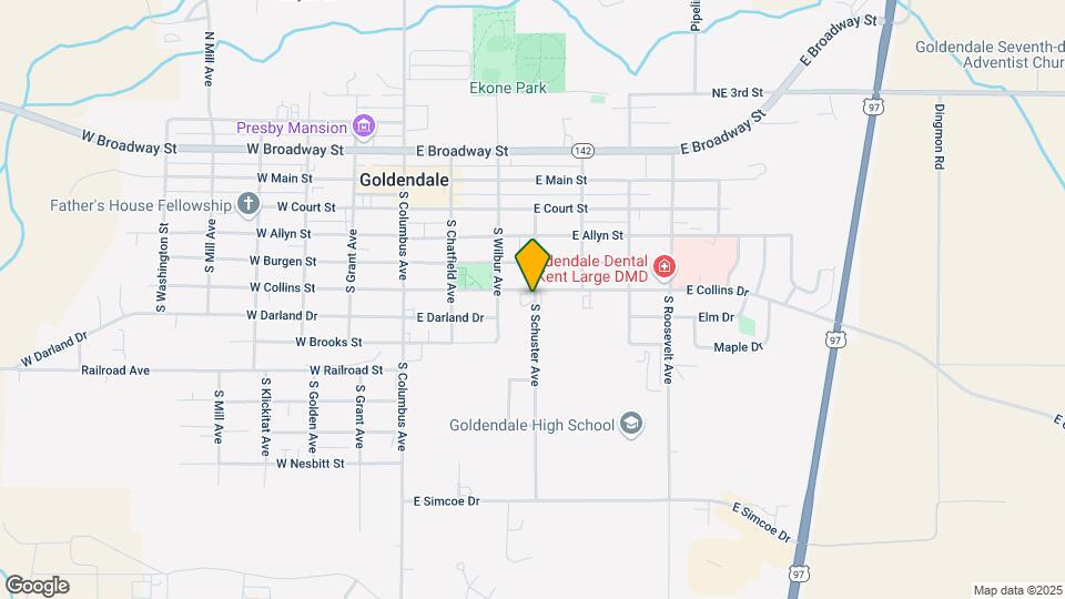 Goldendale Village Apartments Map and Location Details