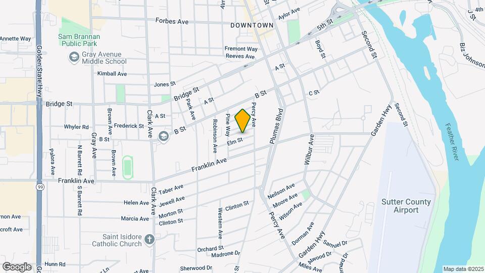 649 Elm St Map and Location Details