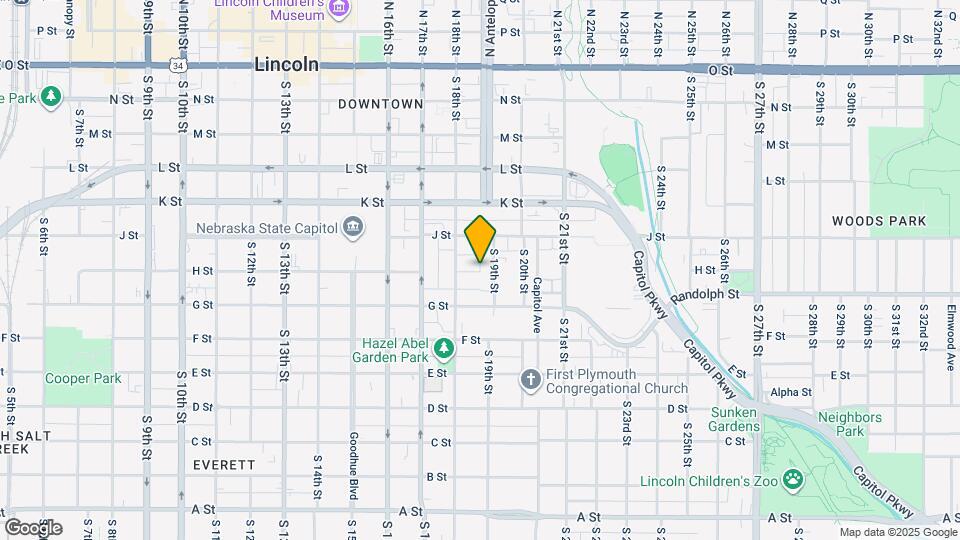 1836 H St, Unit 2 Map and Location Details