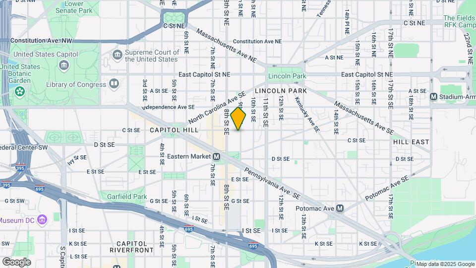301 9th St SE, Unit 1 Map and Location Details
