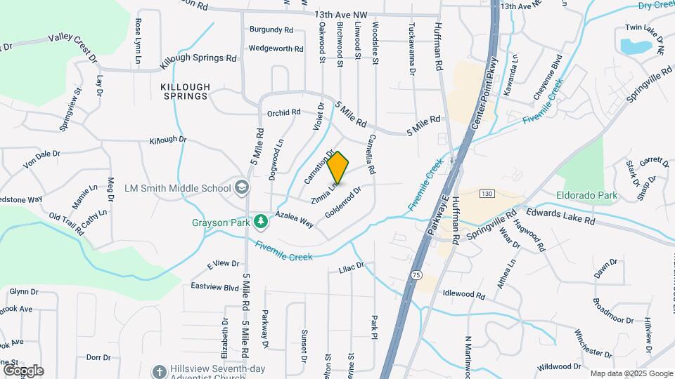 541 Zinnia Ln Map and Location Details