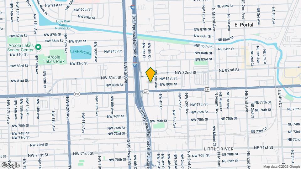 8001-8013 NW 5th Ct Mapa y Detalles de la Ubicación