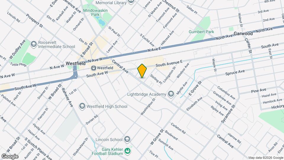 525 Central Ave Mapa y Detalles de la Ubicación