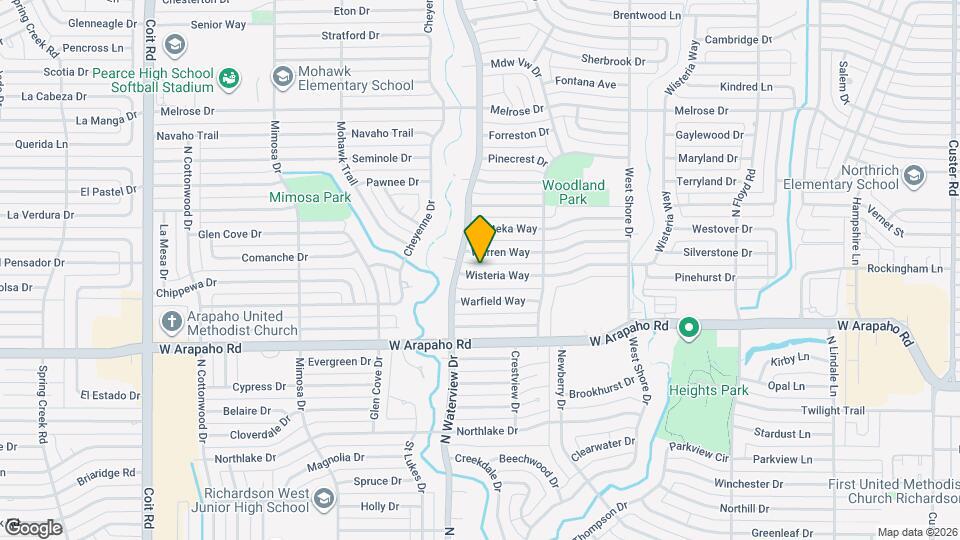 924 Wisteria Way Map and Location Details