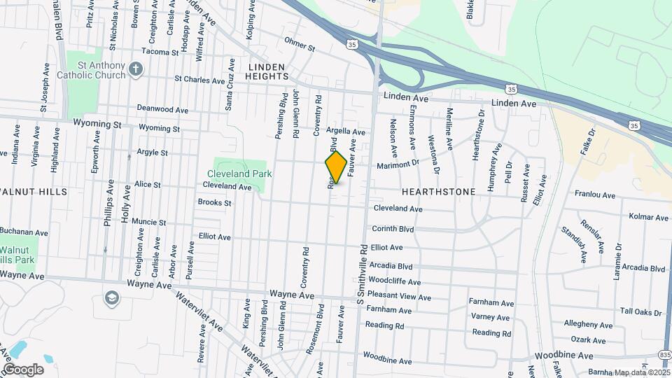 1640 Rosemont Blvd Map and Location Details