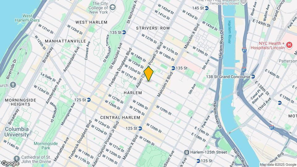 145 W 131st St Map and Location Details