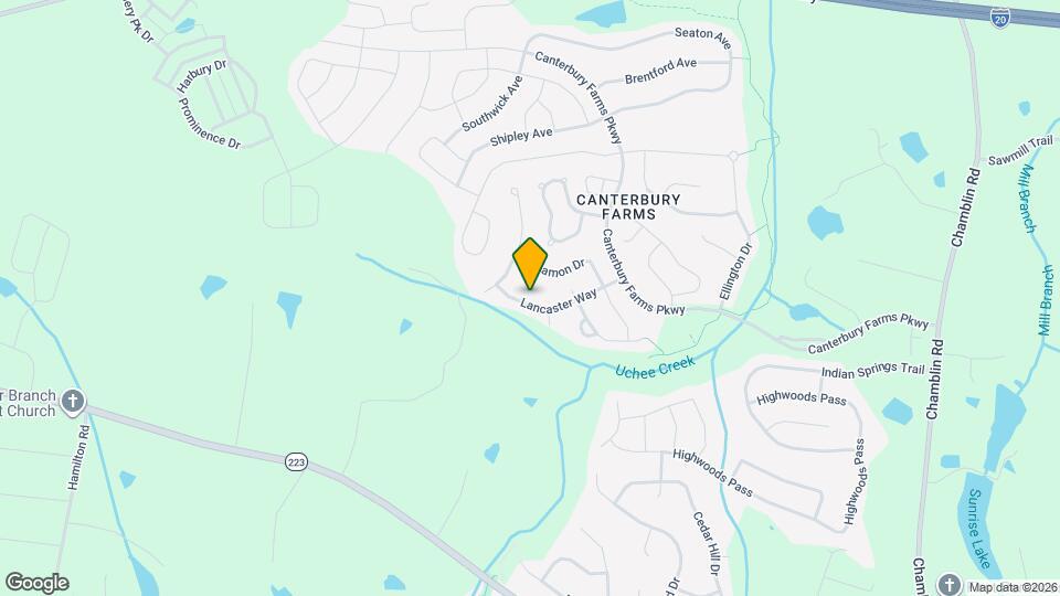 1031 Lancaster Way Map and Location Details