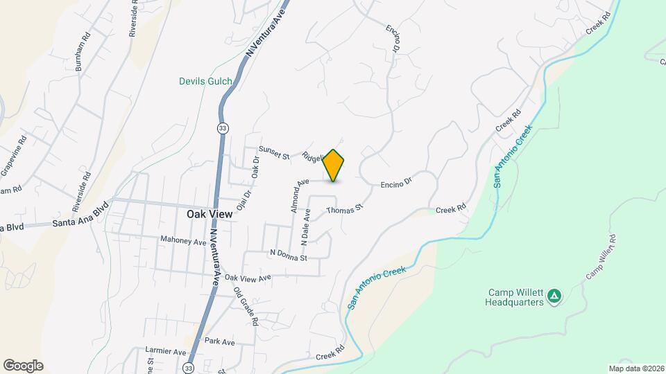 10640 Almond Ave Map and Location Details