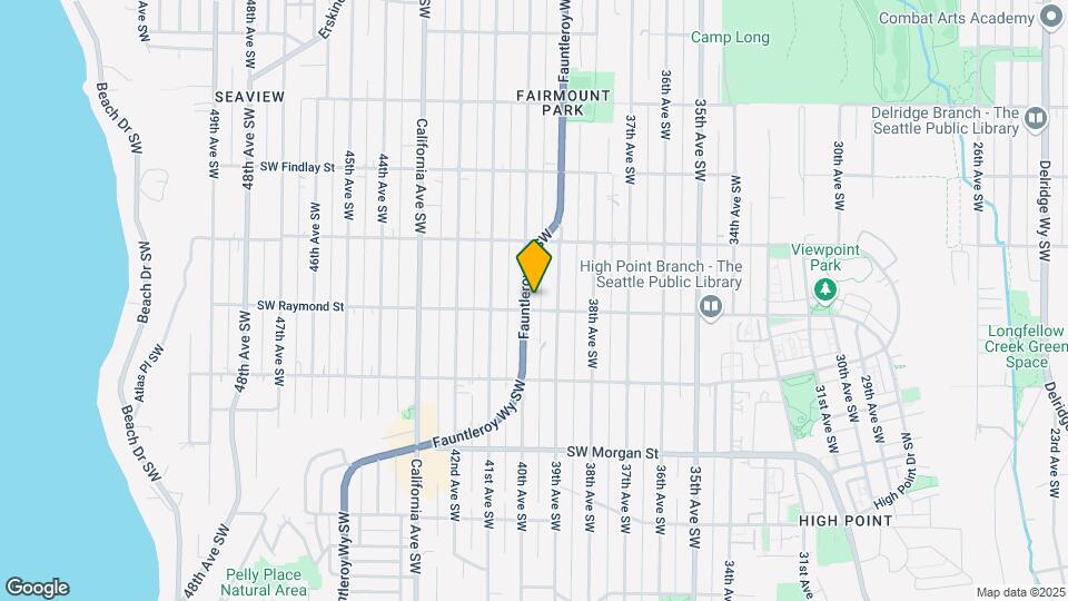 5956 Fauntleroy Wy SW Map and Location Details