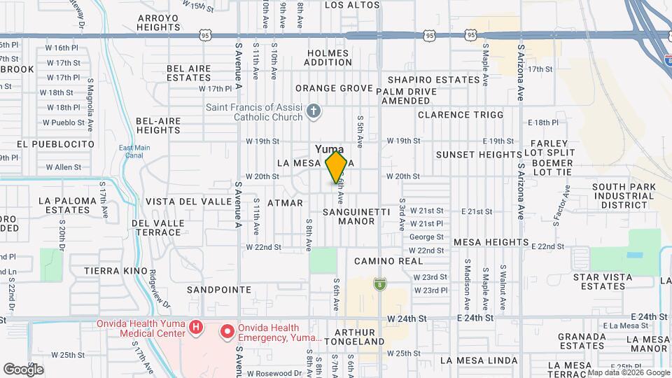 600 W 20th Pl Map and Location Details