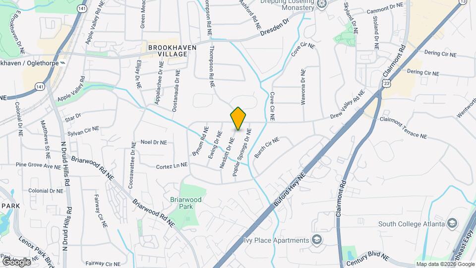 2385 Nesbitt Dr NE Map and Location Details