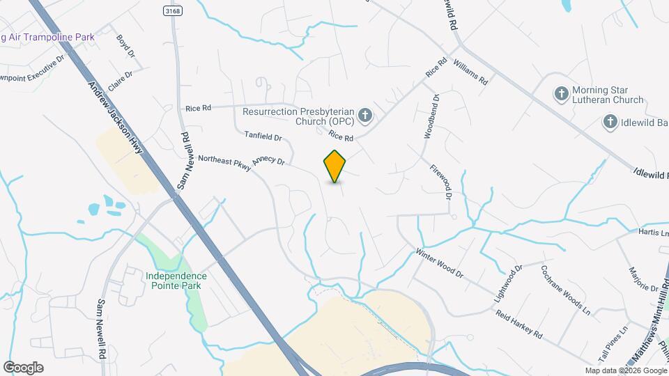 3026 Windsor Meadow Ln Map and Location Details