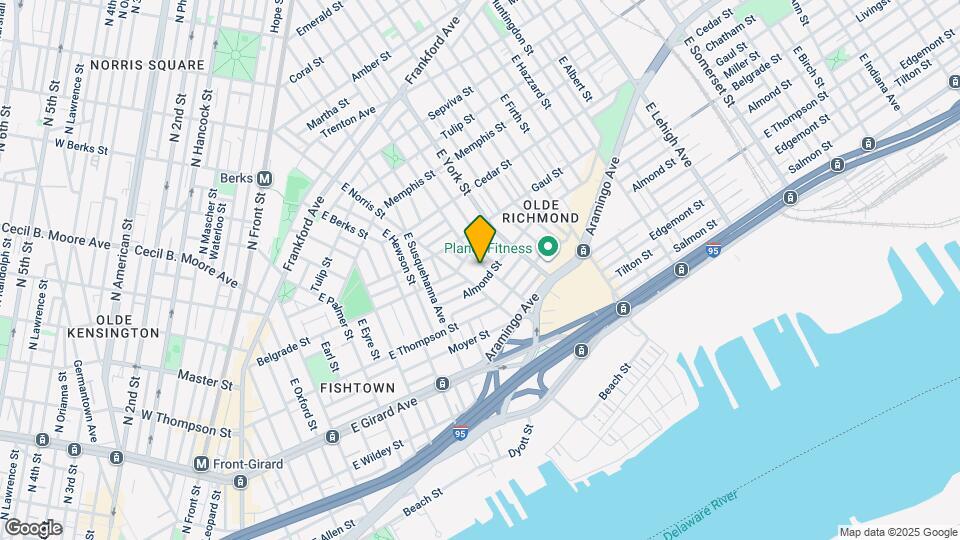 2546 E Dauphin St Map and Location Details