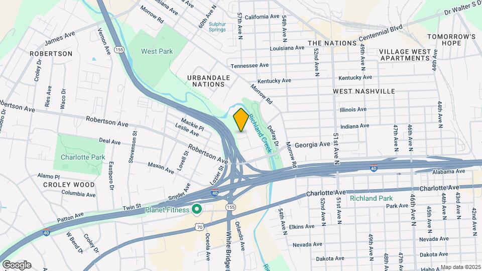 5516 Rome Ave Map and Location Details