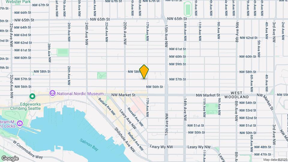 1707 NW 57th St Mapa y Detalles de la Ubicación