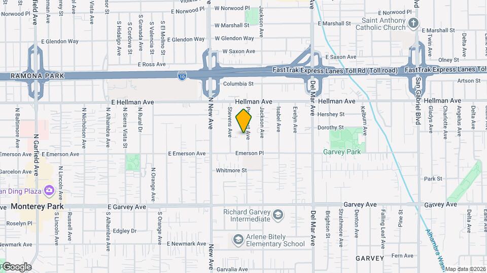 3243 Prospect Ave Mapa y Detalles de la Ubicación