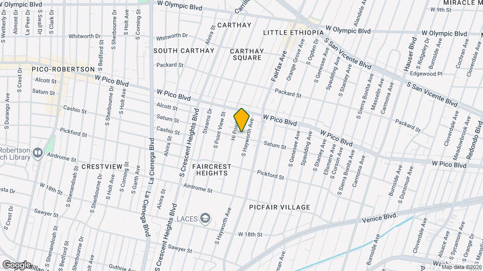 5911 Saturn St Map and Location Details