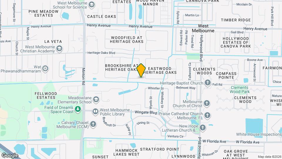 2210 Brookshire Cir Mapa y Detalles de la Ubicación