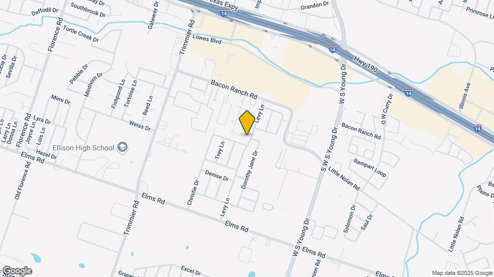 3203 Levy Ln Map and Location Details