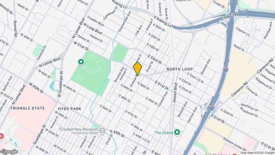 5007 Avenue H Map and Location Details