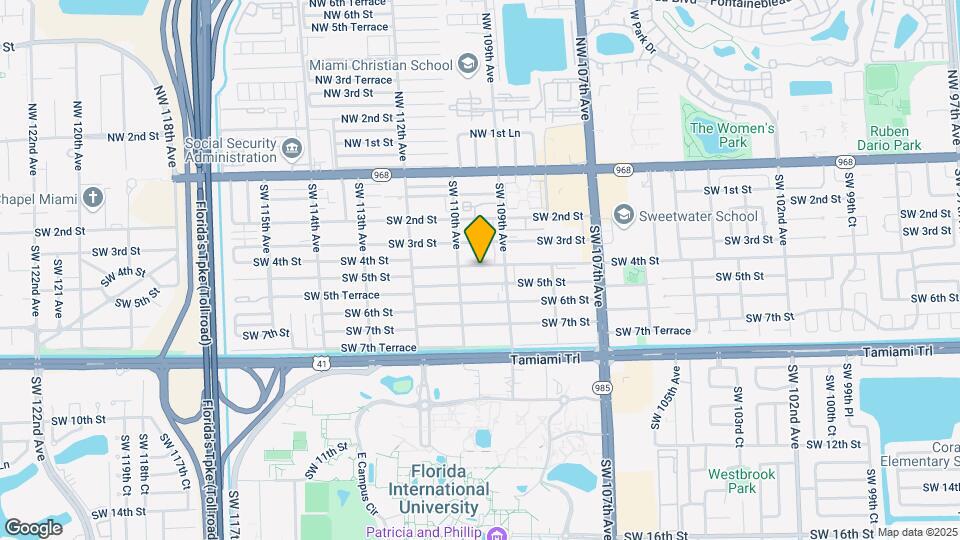 10952 SW 4th St Mapa y Detalles de la Ubicación