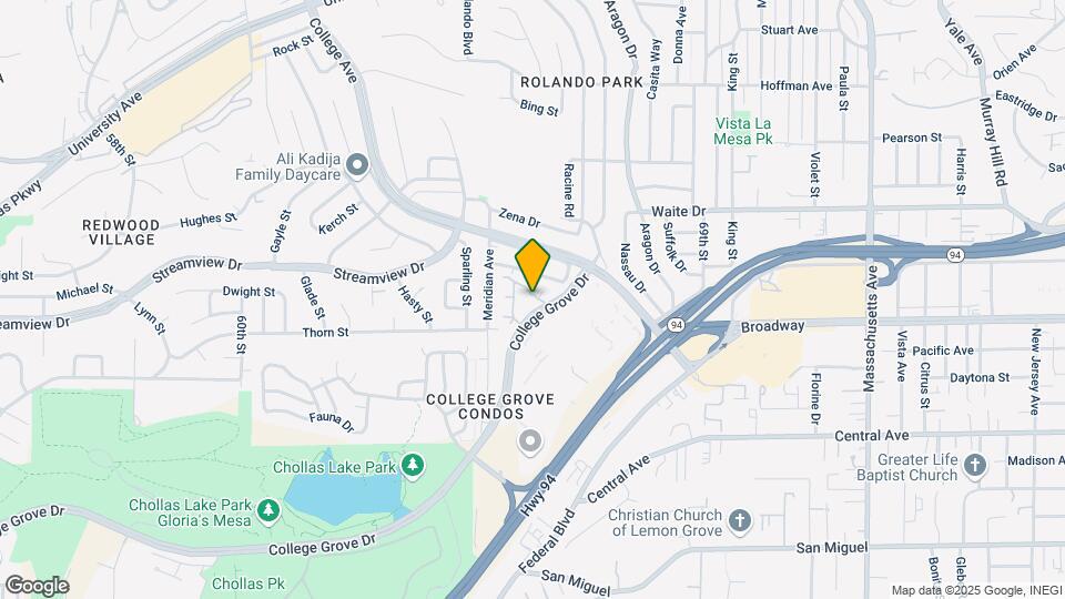 6530 College Grove Dr Mapa y Detalles de la Ubicación