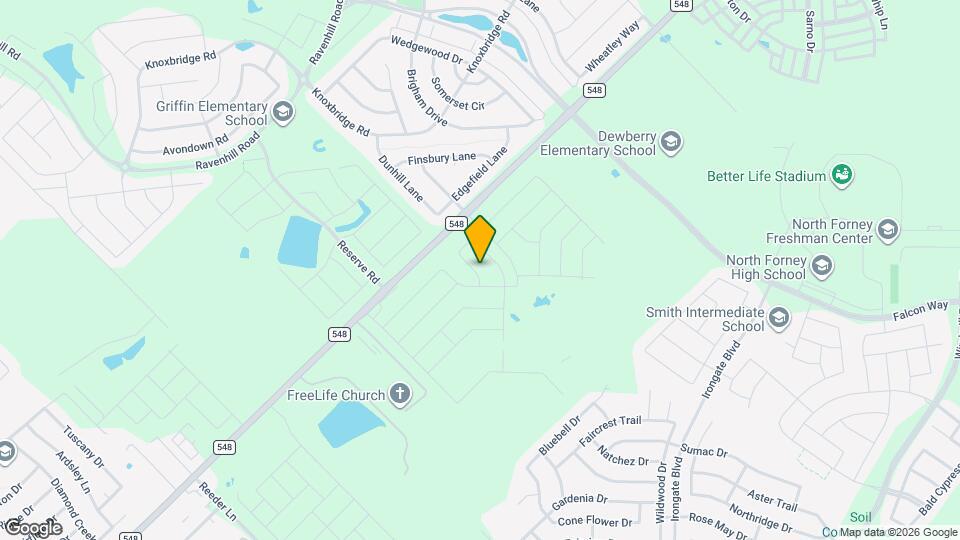 1614 Red Acre Trl Mapa y Detalles de la Ubicación