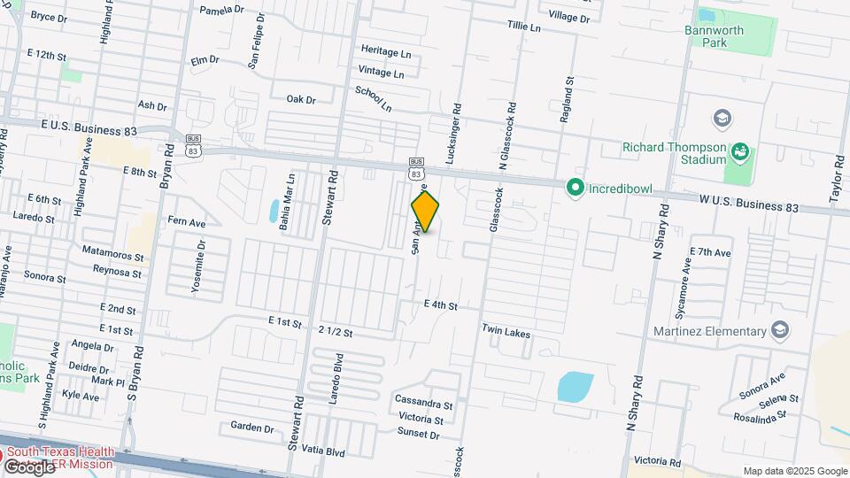 610 San Antonio Ave Map and Location Details
