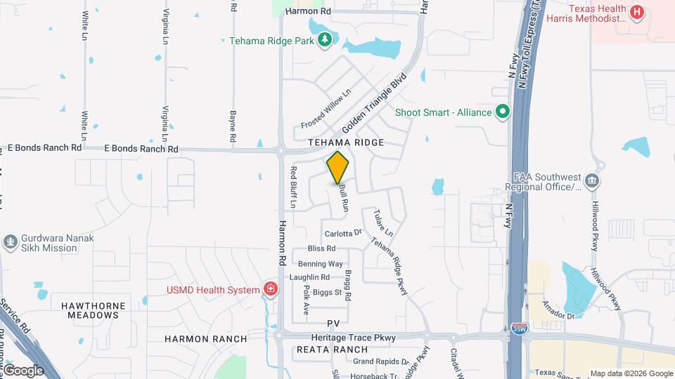 10129 Bull Run Map and Location Details