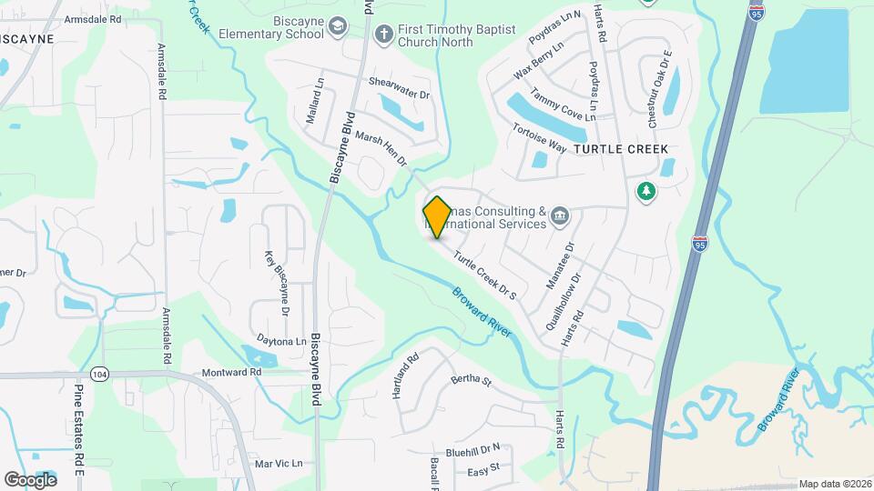 1226 Turtle Creek Dr S Map and Location Details