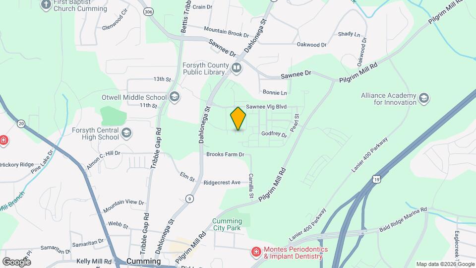 530 Healy Dr Map and Location Details