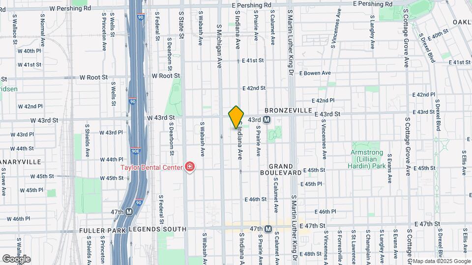 4336 S Indiana Ave, Unit 1 Map and Location Details