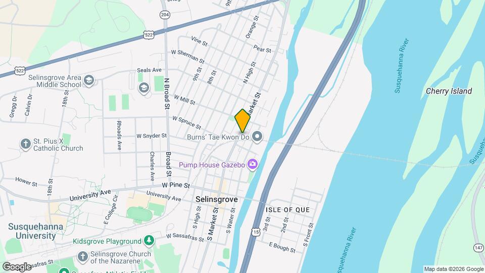 311 N Market St, Unit A Mapa y Detalles de la Ubicación