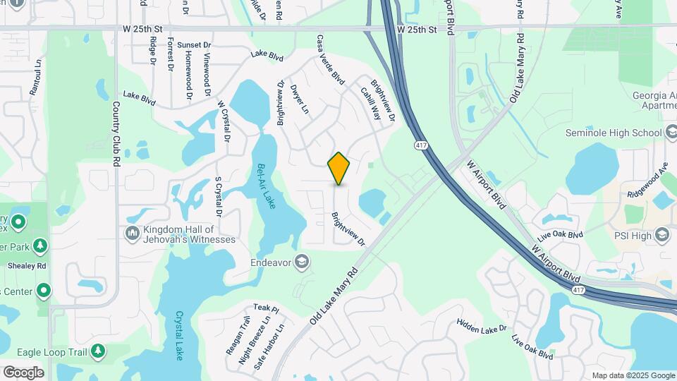 809 Brightview Dr Map and Location Details