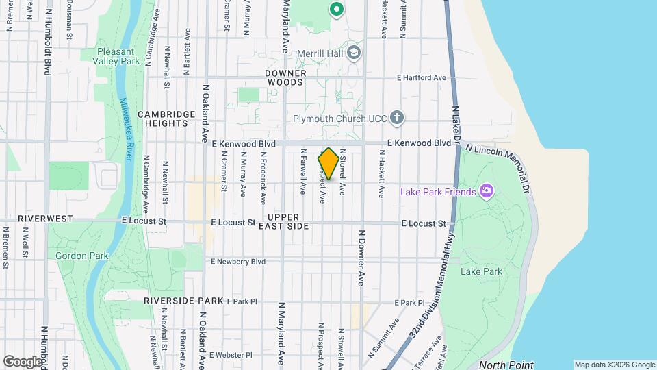 2407 E Linnwood Ave, Unit 2407 E Linnwood Avenue Map and Location Details