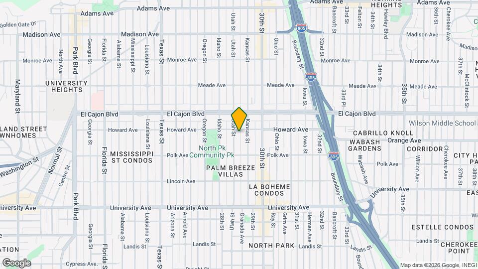 4177 Utah St Map and Location Details