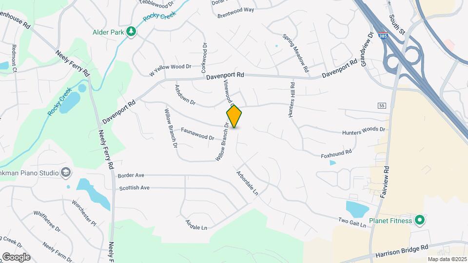 609 Two Gait Ln Map and Location Details