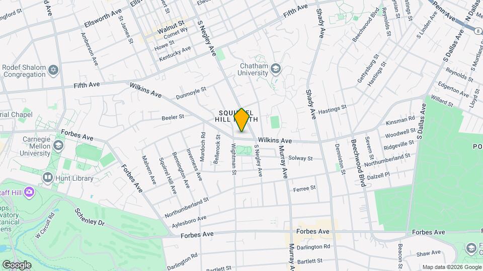 5617 Wilkins Ave Mapa y Detalles de la Ubicación